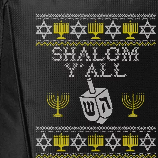 Shalom, Funny Hanukkah, Chanukah Gifts Sweatshirt City Backpack