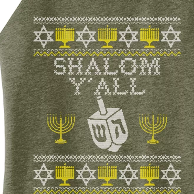 Shalom, Funny Hanukkah, Chanukah Gifts Sweatshirt Women’s Perfect Tri Rocker Tank