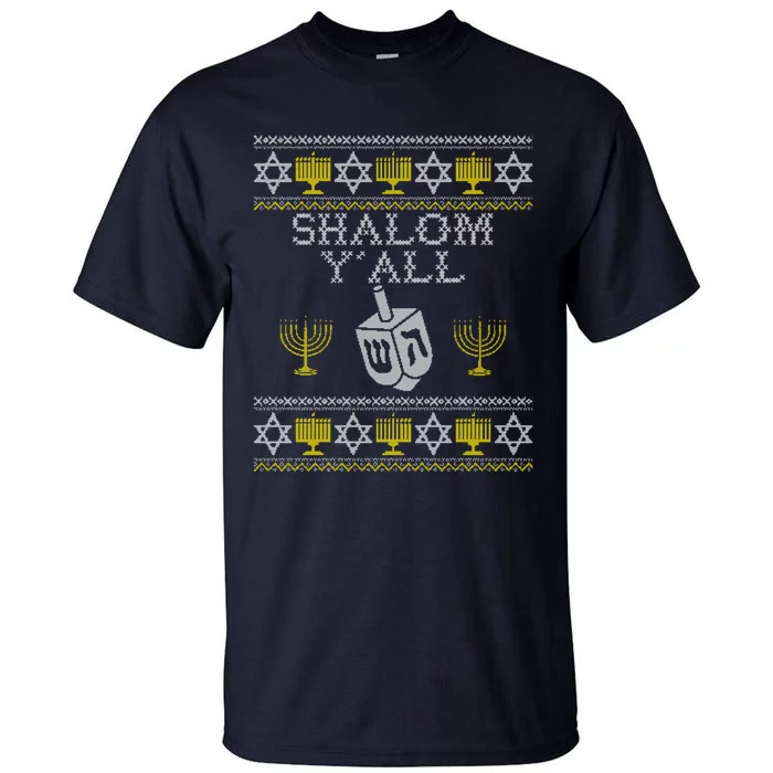 Shalom, Funny Hanukkah, Chanukah Gifts Sweatshirt Tall T-Shirt