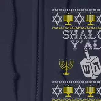 Shalom, Funny Hanukkah, Chanukah Gifts Sweatshirt Full Zip Hoodie