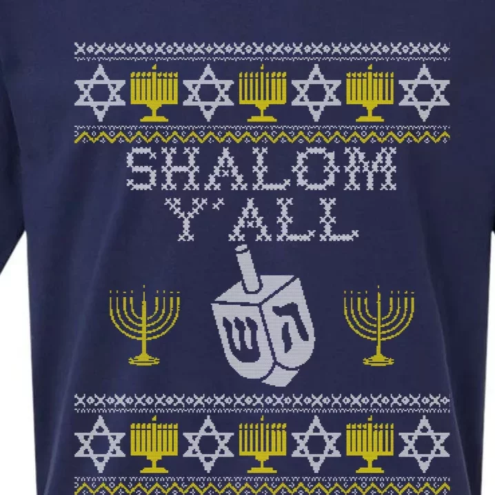 Shalom, Funny Hanukkah, Chanukah Gifts Sweatshirt Sueded Cloud Jersey T-Shirt