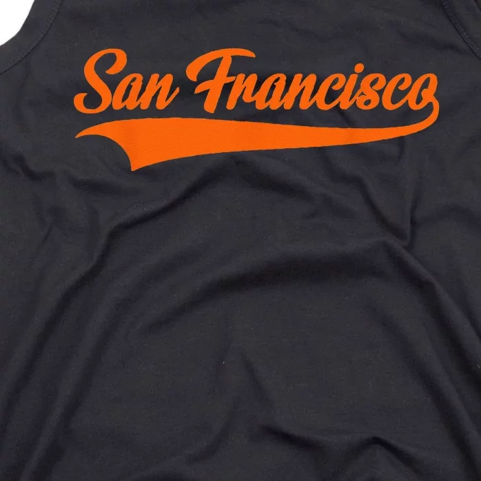 San Francisco Hometown Pride Throwback Design Classic Tank Top