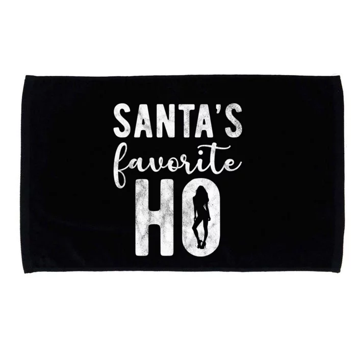 SantaS Favorite Ho Funny Xmas Christmas Microfiber Hand Towel