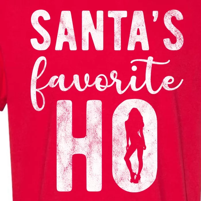 SantaS Favorite Ho Funny Xmas Christmas Garment-Dyed Heavyweight T-Shirt