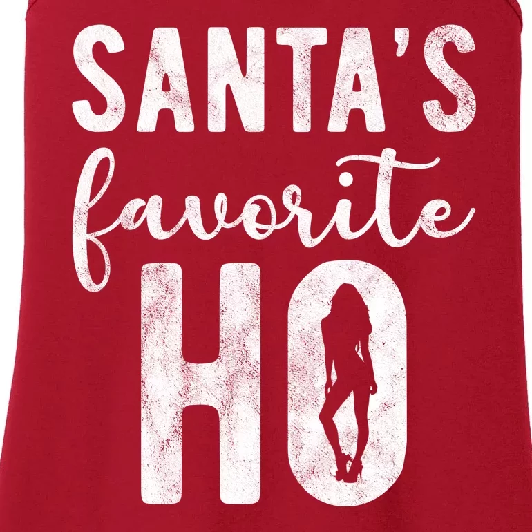 SantaS Favorite Ho Funny Xmas Christmas Ladies Essential Tank