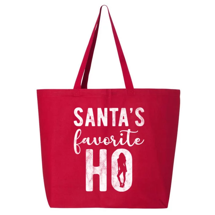 SantaS Favorite Ho Funny Xmas Christmas 25L Jumbo Tote