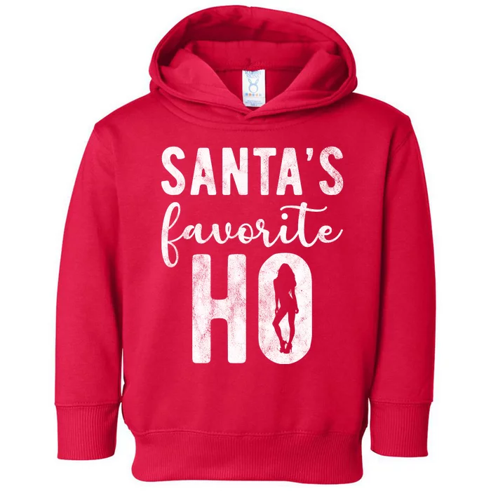 SantaS Favorite Ho Funny Xmas Christmas Toddler Hoodie