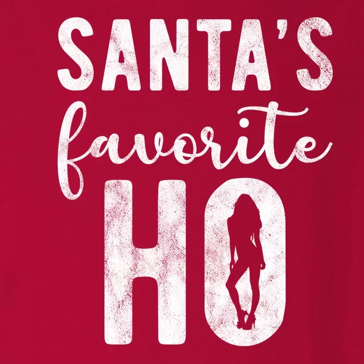 SantaS Favorite Ho Funny Xmas Christmas Toddler Long Sleeve Shirt