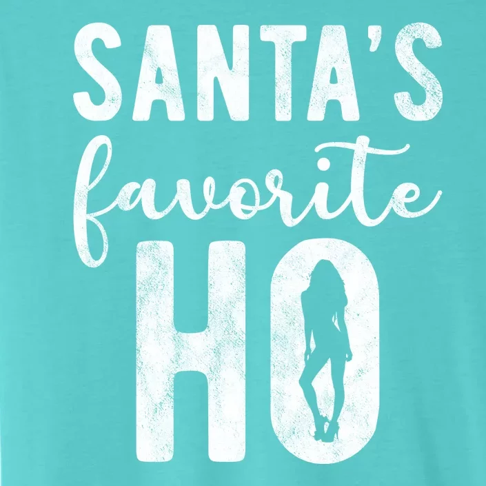 SantaS Favorite Ho Funny Xmas Christmas ChromaSoft Performance T-Shirt