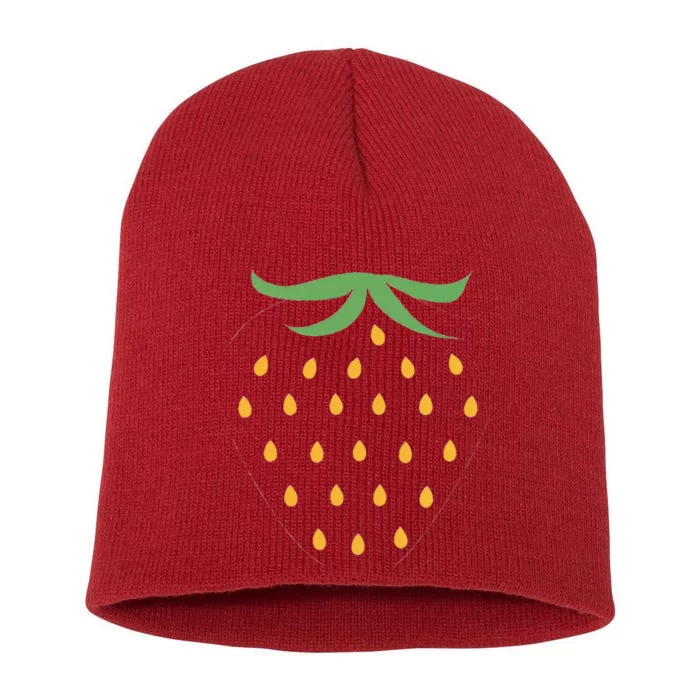 Strawberry Fruit Halloween Strawberry Lovers Short Acrylic Beanie