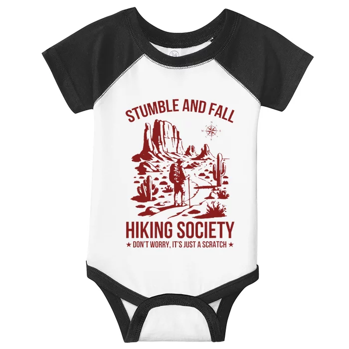 Stumble & Fall Hiking Society DonT Worry ItS A Scratch Infant Baby Jersey Bodysuit