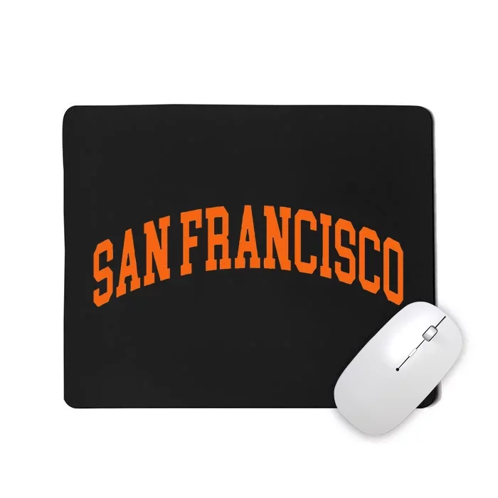 San Francisco Hometown Pride Throwback Design Classic Mousepad