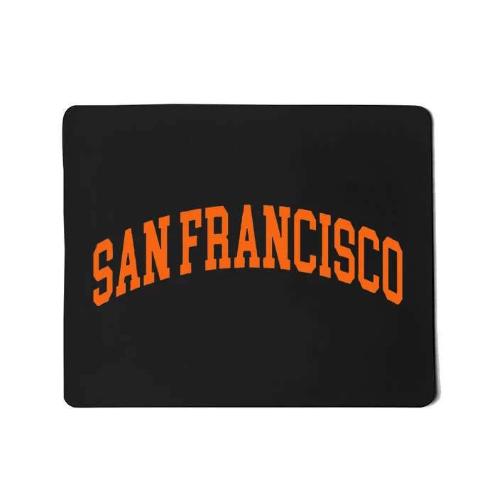 San Francisco Hometown Pride Throwback Design Classic Mousepad