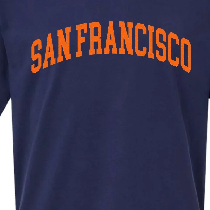 San Francisco Hometown Pride Throwback Design Classic Sueded Cloud Jersey T-Shirt