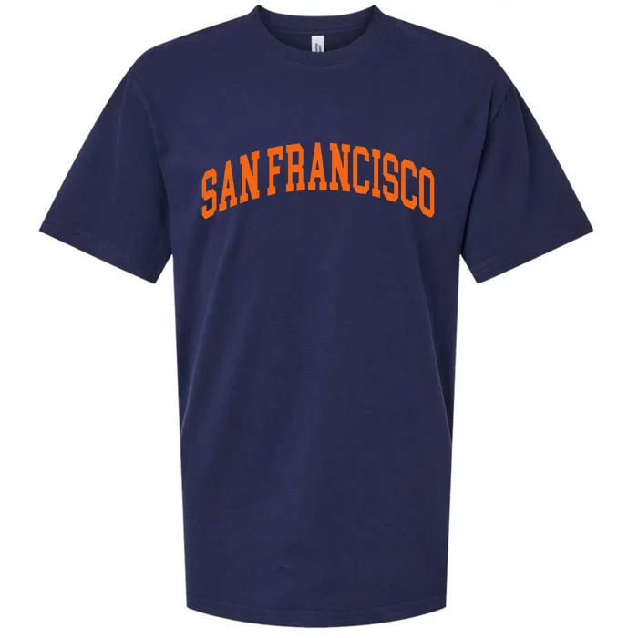 San Francisco Hometown Pride Throwback Design Classic Sueded Cloud Jersey T-Shirt