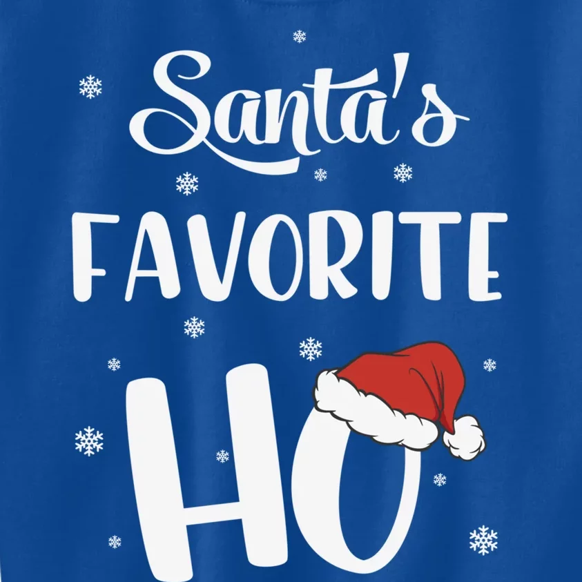 Santas Favorite Ho Funny Christmas Meaningful Gift Kids Sweatshirt