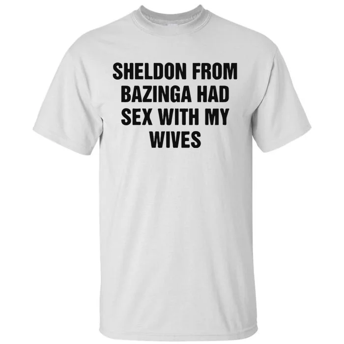 Sheldon From Had Sex With My Wives Tall T-Shirt