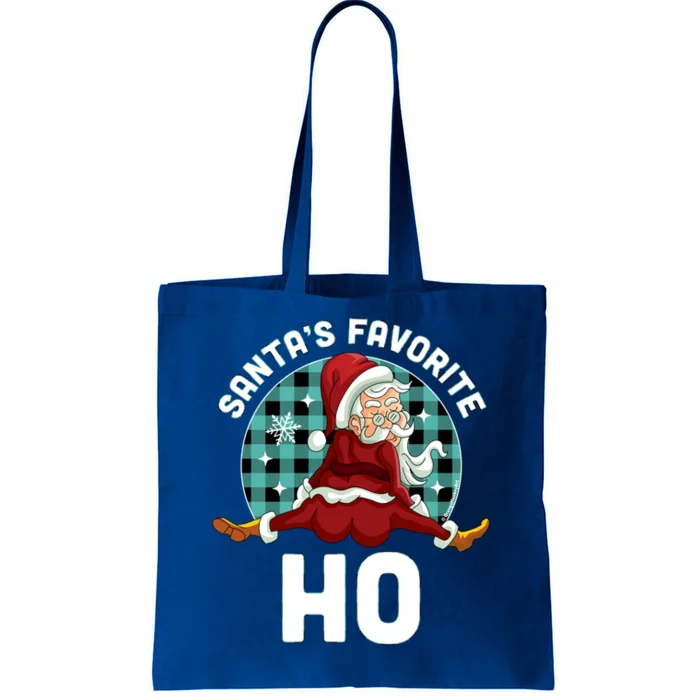 SantaS Favorite Ho Xmas Naughty Santa Christmas Pajama Great Gift Tote Bag