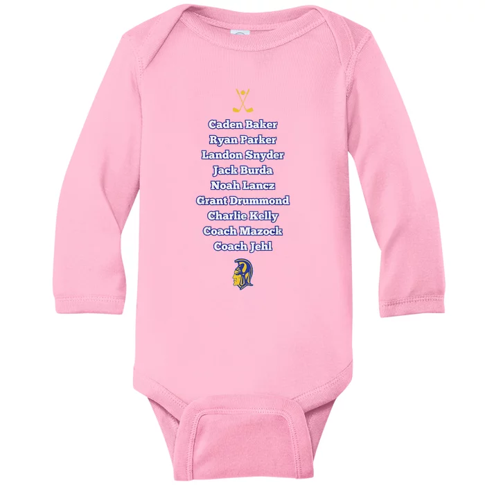 State Finals Homestead Golf 2024 Design Baby Long Sleeve Bodysuit