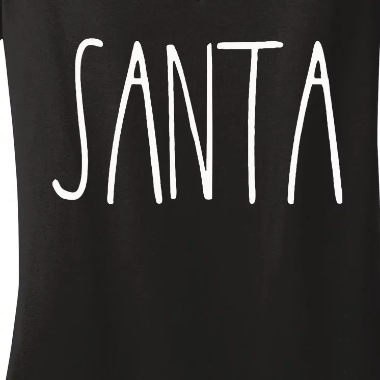 Santas Favorite Ho Santa S For Couples Christmas Women's V-Neck T-Shirt