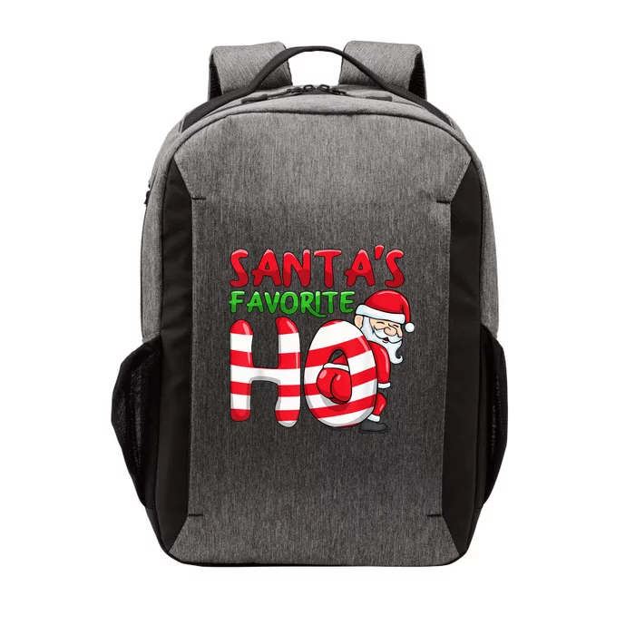 Santas Favorite Ho Santa favourite Ho Funny Girls Christmas Vector Backpack