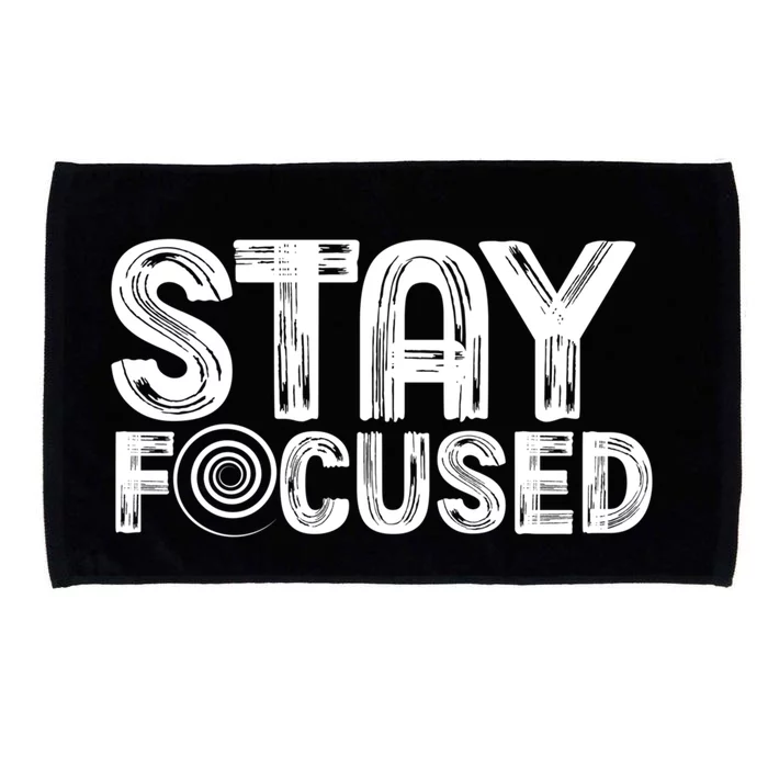 Stay Focused Hypnotic Illusion Hypnosis Meaningful Gift Microfiber Hand Towel