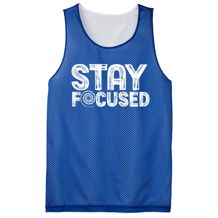 Stay Focused Hypnotic Illusion Hypnosis Meaningful Gift Mesh Reversible Basketball Jersey Tank