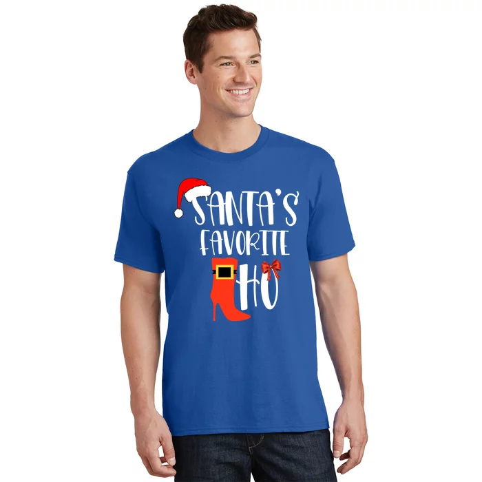 SantaS Favorite Ho Inappropriate Christmas Gift T-Shirt