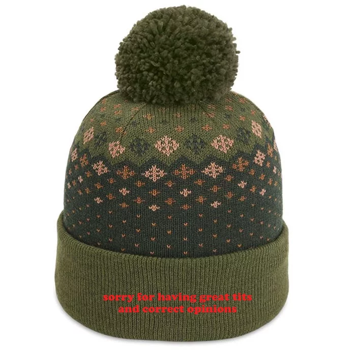 Sorry For Having Great Tits And Correct Opinions The Baniff Cuffed Pom Beanie