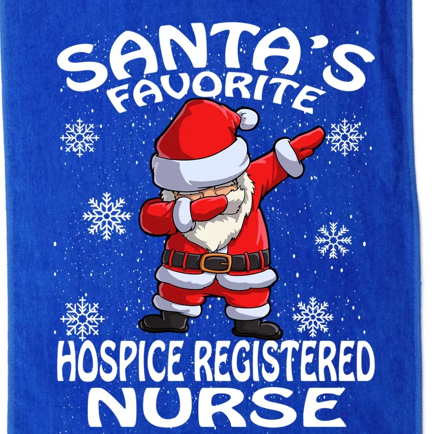 Santas Favorite Hospice Registered Nurse Christmas Gift Platinum Collection Golf Towel