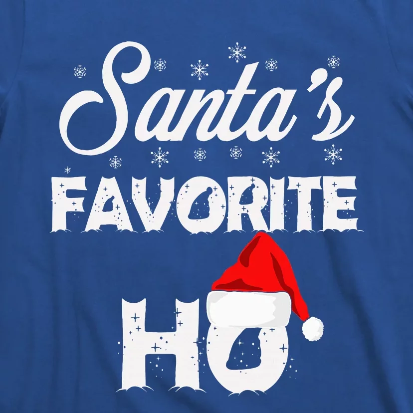 Santa's Favorite Ho Funny Christmas Gift T-Shirt