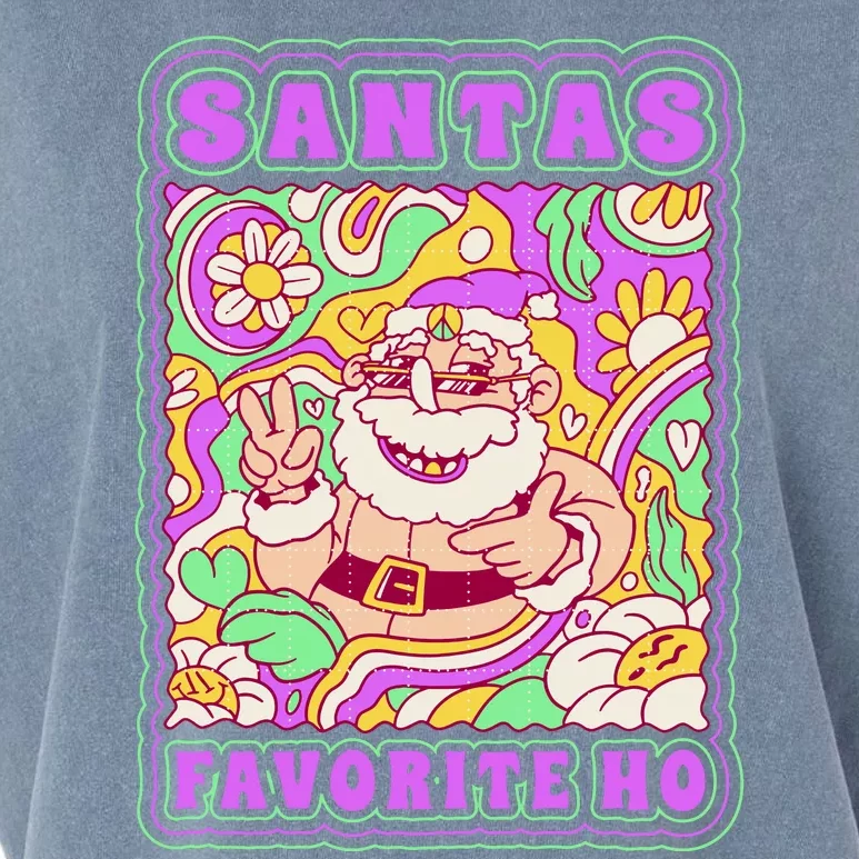 Santas Favorite Ho Garment-Dyed Women's Muscle Tee