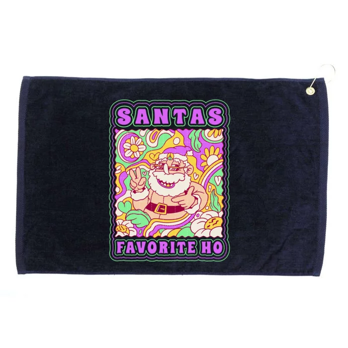 Santas Favorite Ho Grommeted Golf Towel