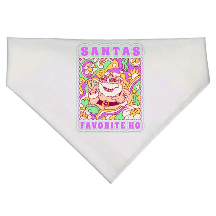 Santas Favorite Ho USA-Made Doggie Bandana