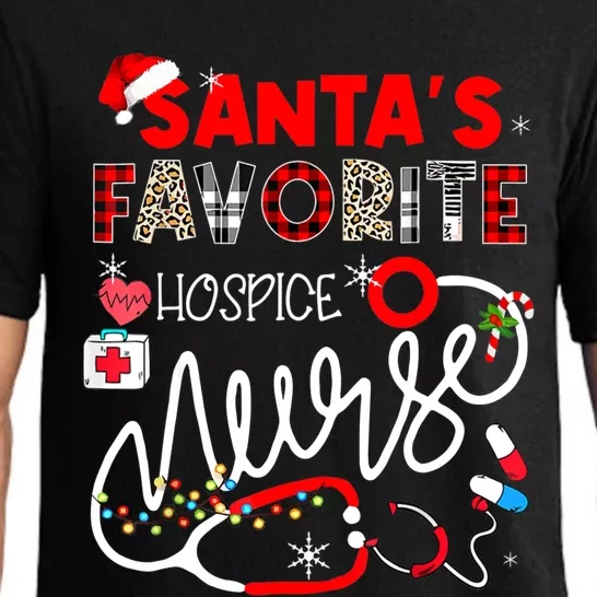 Santa Favorite Hospice Nurse Christmas Nursing Gift Pajama Set