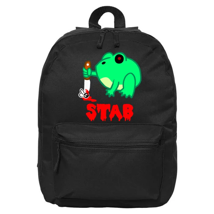 Stab Frog Horror 16 in Basic Backpack