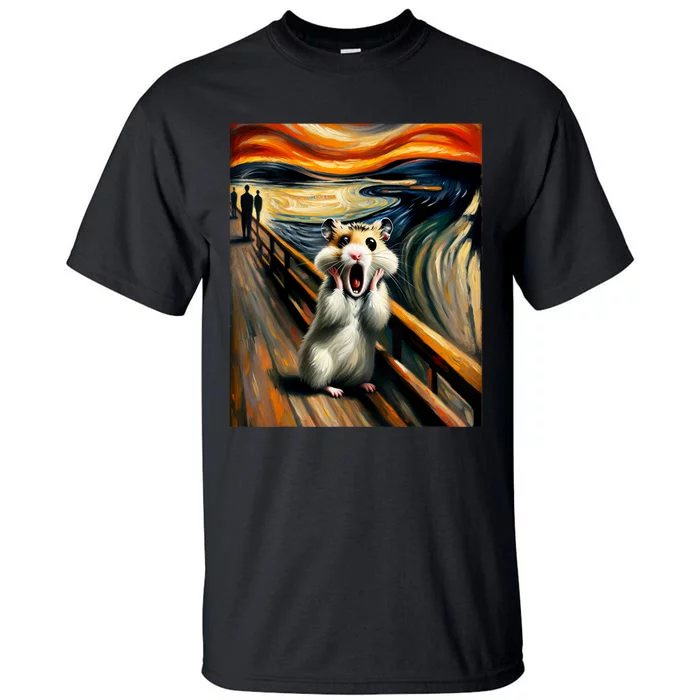 Scream For Hamster Lovers | Artistic Hamster Tall T-Shirt