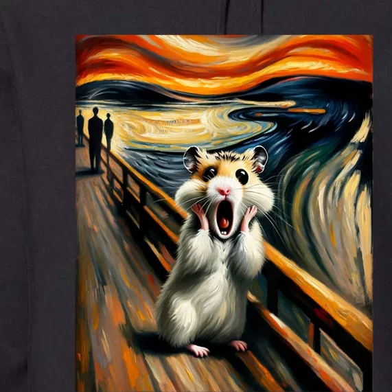 Scream For Hamster Lovers | Artistic Hamster Premium Hoodie