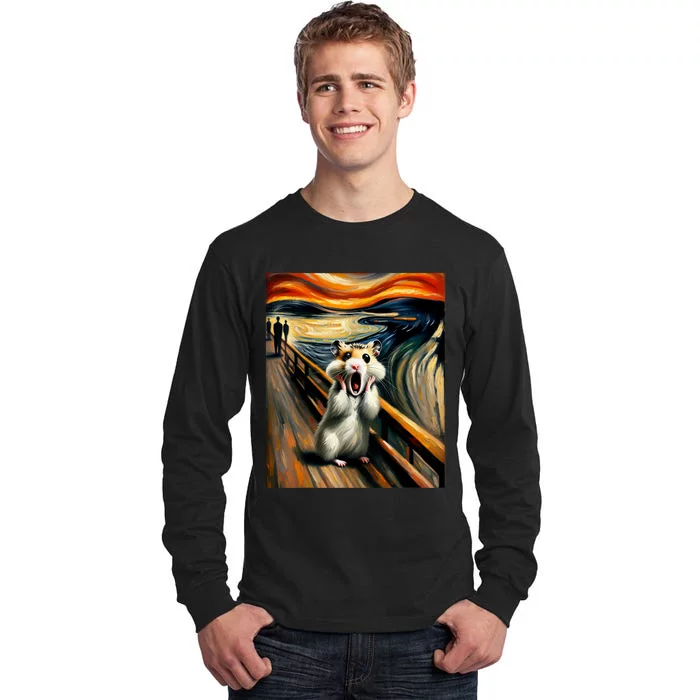 Scream For Hamster Lovers | Artistic Hamster Tall Long Sleeve T-Shirt