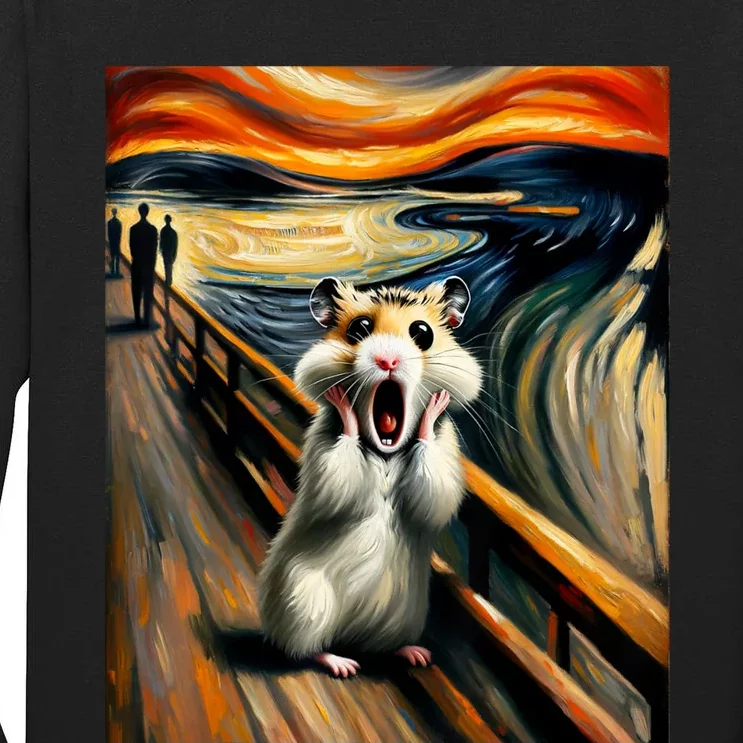 Scream For Hamster Lovers | Artistic Hamster Tall Long Sleeve T-Shirt