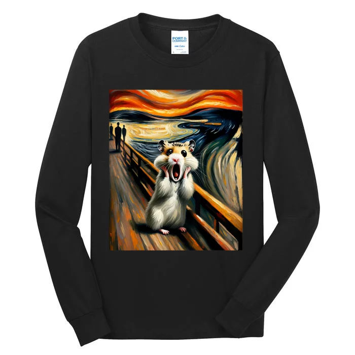 Scream For Hamster Lovers | Artistic Hamster Tall Long Sleeve T-Shirt