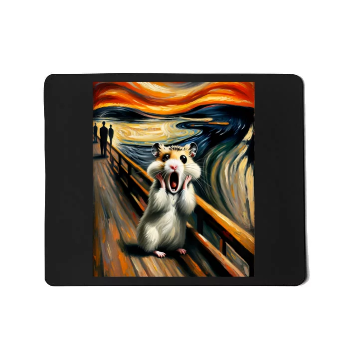 Scream For Hamster Lovers | Artistic Hamster Mousepad