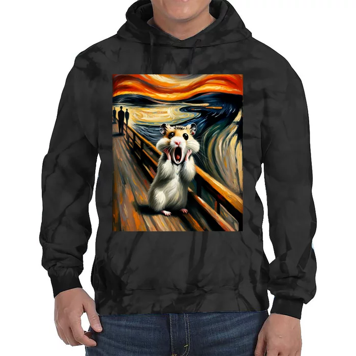 Scream For Hamster Lovers | Artistic Hamster Tie Dye Hoodie