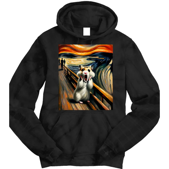 Scream For Hamster Lovers | Artistic Hamster Tie Dye Hoodie