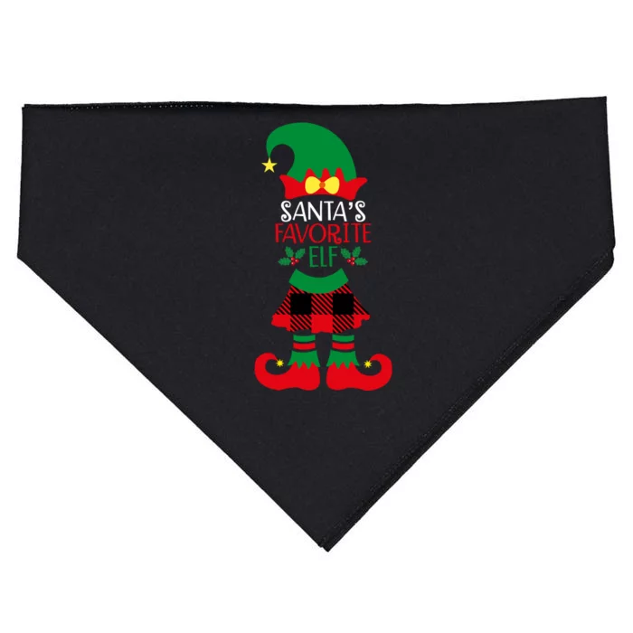 Santa's Favorite Helper USA-Made Doggie Bandana