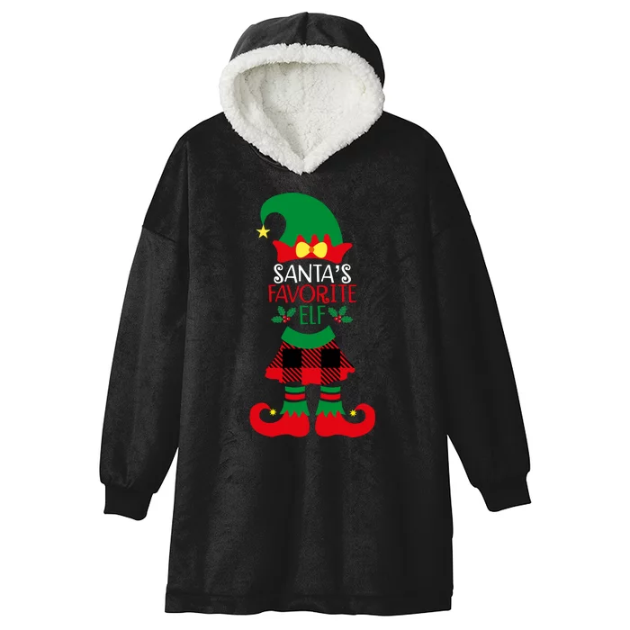 Santa's Favorite Helper Hooded Wearable Blanket