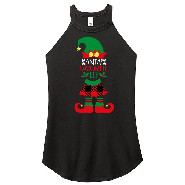 Santa's Favorite Helper Women’s Perfect Tri Rocker Tank