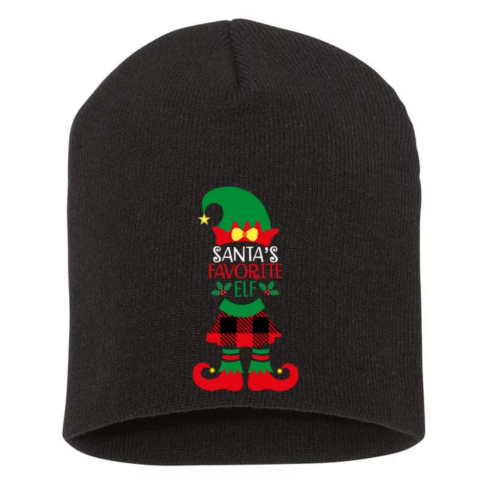 Santa's Favorite Helper Short Acrylic Beanie