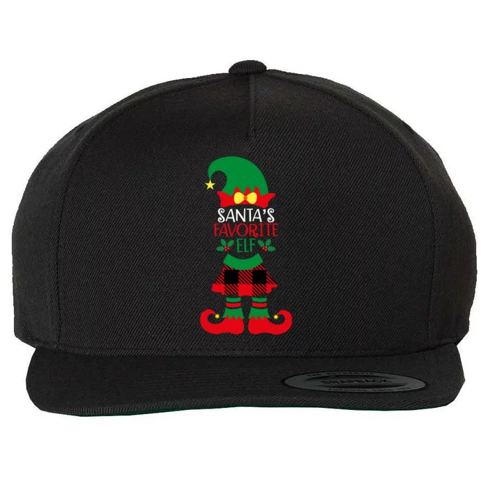 Santa's Favorite Helper Wool Snapback Cap