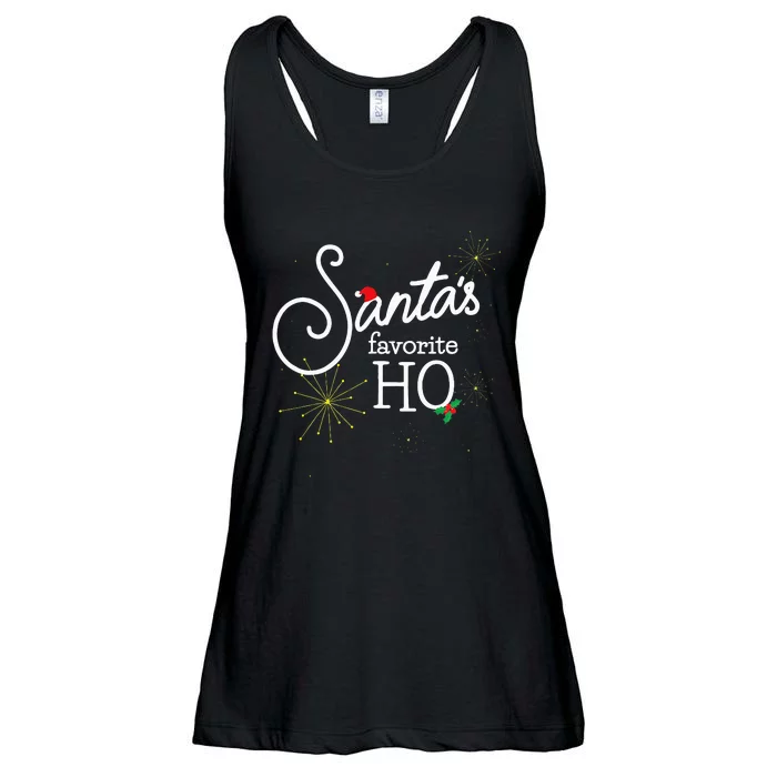 SantaS Favorite Ho Funny Christmas Cheeky Do It For Ho Ladies Essential Flowy Tank